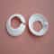 Pipe Cover Collars Snap On Plate for Faucet Radiator and Shower Valve Trim