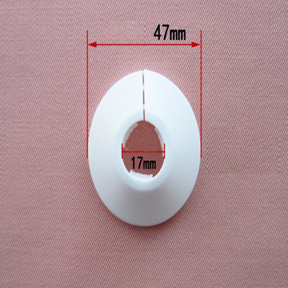 Pipe Cover Collars Snap On Plate for Faucet Radiator and Shower Valve Trim