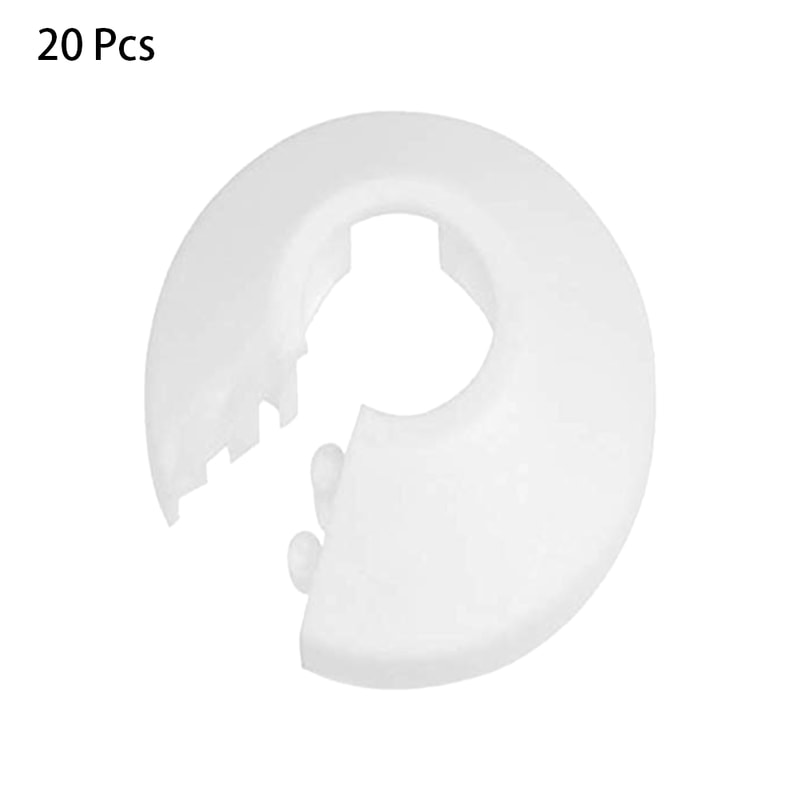 Pipe Cover Collars Snap On Plate for Faucet Radiator and Shower Valve Trim