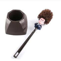funny toilet brush with figurine handle novelty bathroom accessories & political gag gift