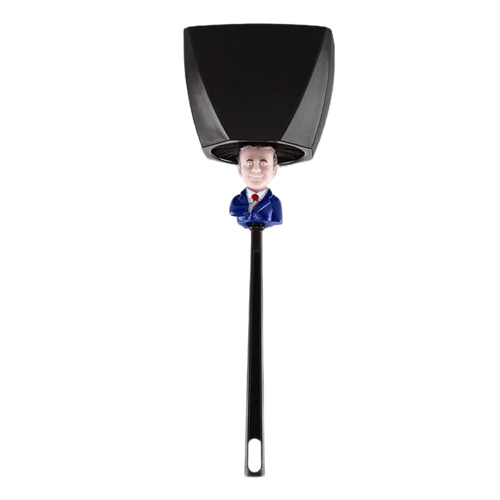 Funny Toilet Brush with Figurine Handle Novelty Bathroom Accessories & Political Gag Gift