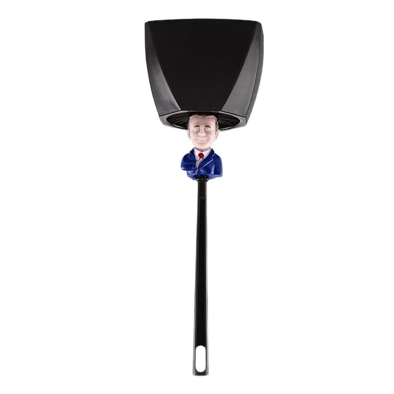 Funny Toilet Brush with Figurine Handle Novelty Bathroom Accessories & Political Gag Gift