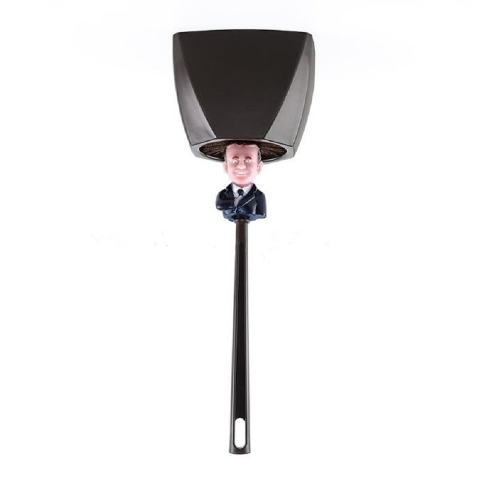 Funny Toilet Brush with Figurine Handle Novelty Bathroom Accessories & Political Gag Gift