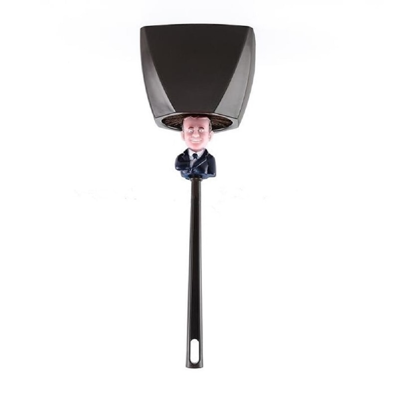 Funny Toilet Brush with Figurine Handle Novelty Bathroom Accessories & Political Gag Gift