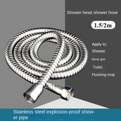 flexible shower hose extension durable bathroom hose pipe for shower & garden use