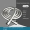 Flexible Shower Hose Extension Durable Bathroom Hose Pipe for Shower & Garden Use