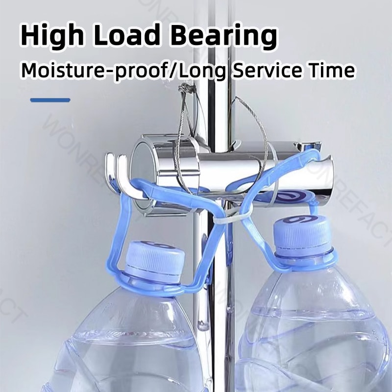 Adjustable Shower Head Holder For Slide Bar Universal Shower Bracket Mount 3