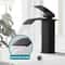 Waterfall Bathroom Faucet Hot And Cold Mixer Tap Modern Basin Fixture 1