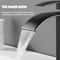 Waterfall Bathroom Faucet Hot And Cold Mixer Tap Modern Basin Fixture 3