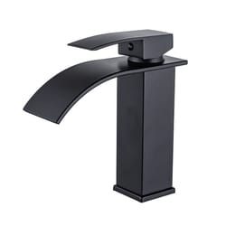 waterfall bathroom faucet hot and cold mixer tap modern basin fixture