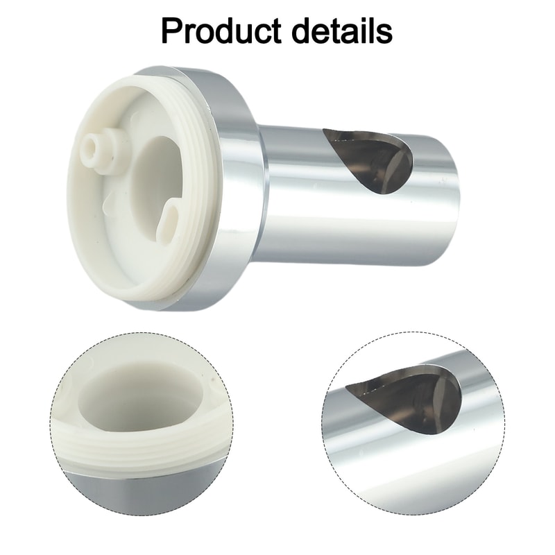 Adjustable shower bar bracket Wall Mount Holder for Secure Rail Support