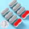 Universal Self Adhesive Toilet Seat Bumpers Anti Slip Shock Absorbing Pads Set 0