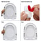Universal Self Adhesive Toilet Seat Bumpers Anti Slip Shock Absorbing Pads Set 2