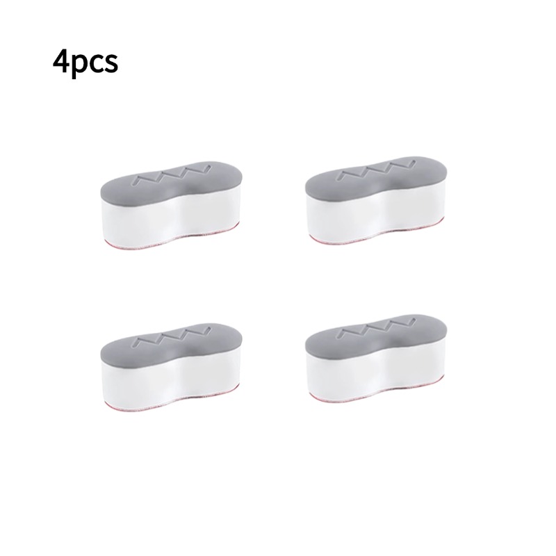Universal Self Adhesive Toilet Seat Bumpers Anti Slip Shock Absorbing Pads Set 6