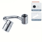 Rotating Faucet Extender with Dual Spray Stainless Steel Sink Attachment