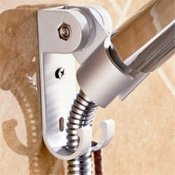 adjustable shower head holder wall mounted bracket no drill universal bathroom shower accessory