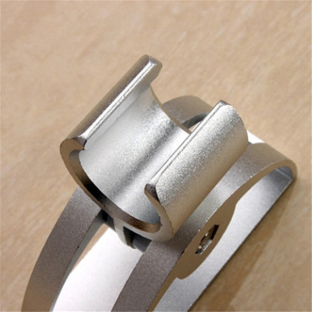 Adjustable Shower Head Holder Wall Mounted Bracket No Drill Universal Bathroom Shower Accessory