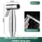 Stainless Steel Handheld Bidet Sprayer Set For Bathroom Hygienic Cleaning 4