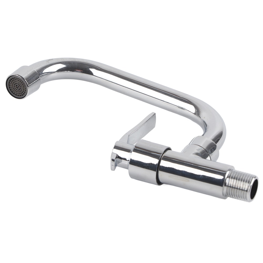 Wall Mounted Cold Water Faucet Kitchen Sink Tap Durable Space Saving Design 6
