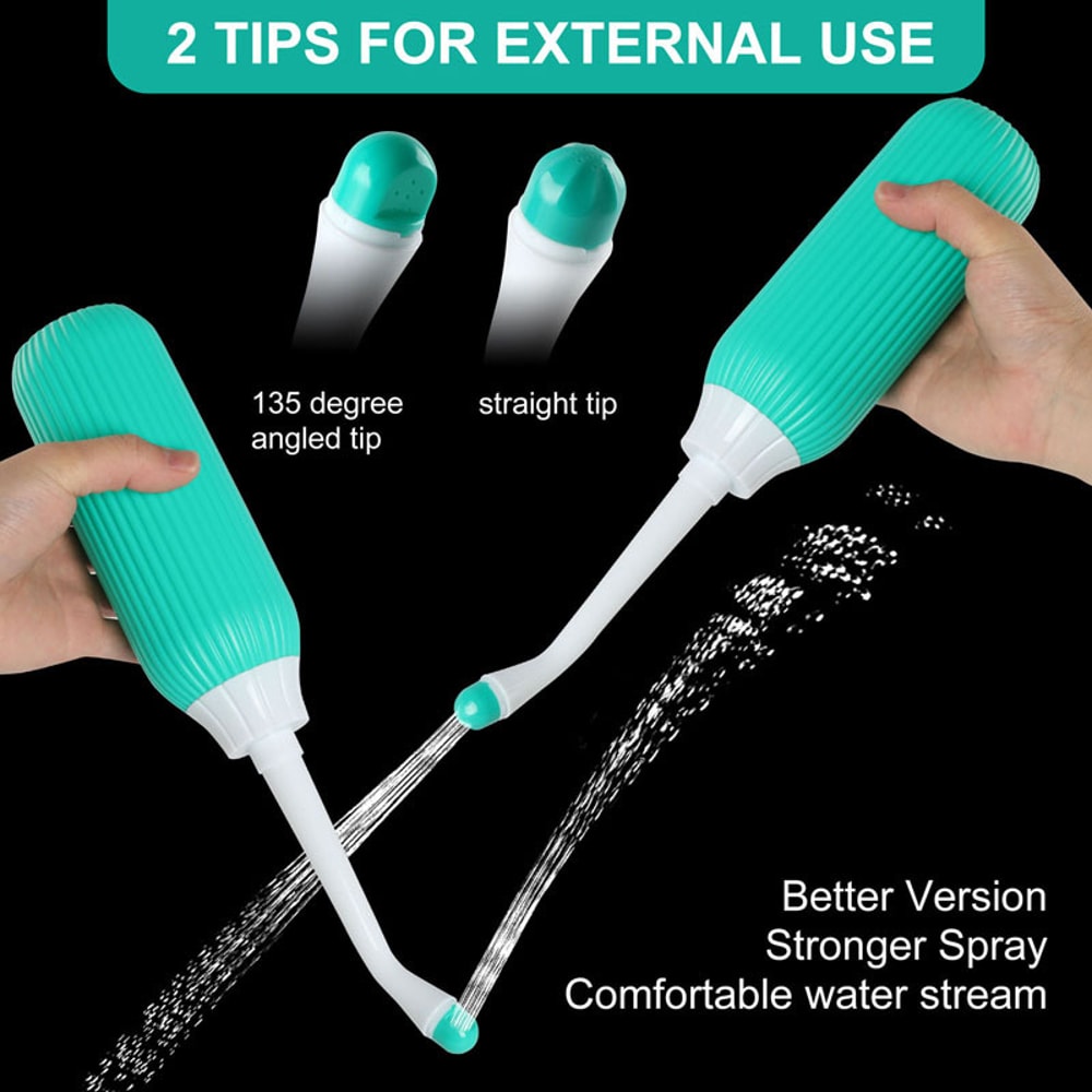Portable Bidet Bottle Travel Hygiene Cleaner with Retractable Nozzle
