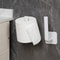 No Drill Adhesive Toilet Paper Holder Wall Mount Tissue Organizer for Bathroom & Kitchen