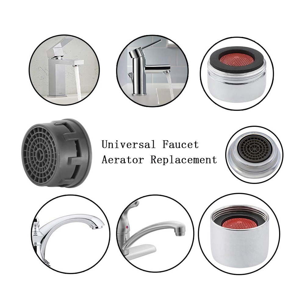 Universal Faucet Aerator Replacement Set Water Saving Tap Filter Inserts For Kitchen And Bathroom 4