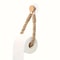Rustic Hemp Rope Toilet Paper Holder Self Adhesive Wall Mount Bathroom Tissue Organizer