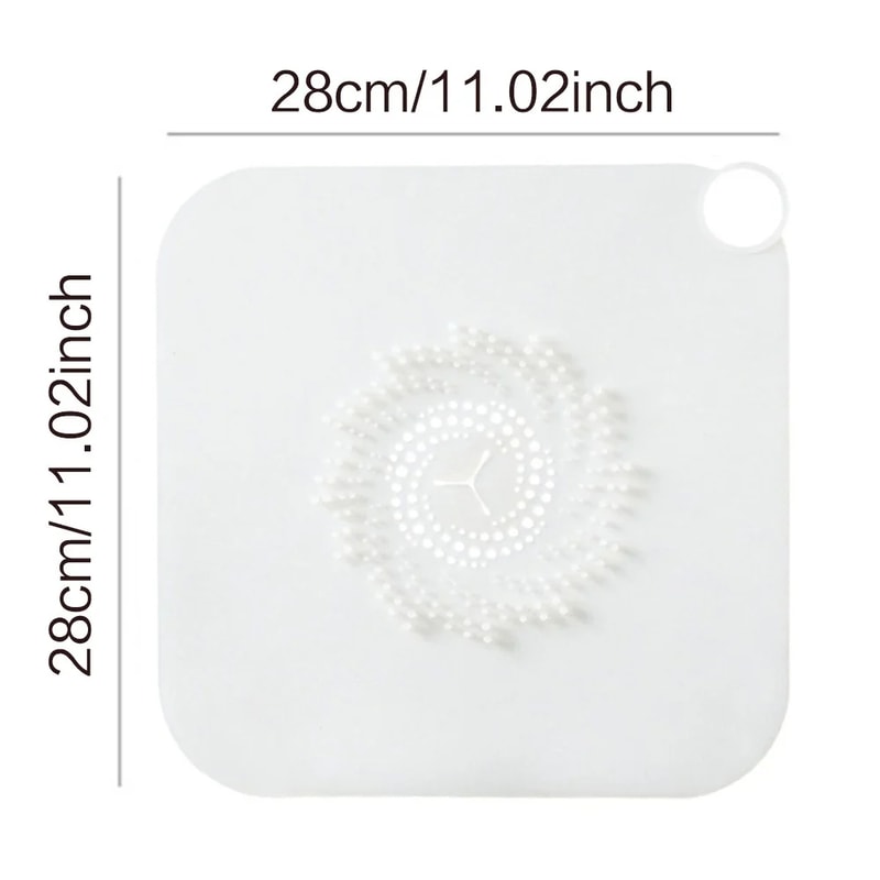 Silicone Hair Catcher Drain Cover With Stopper For Bathroom And Kitchen Sink 2