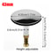 Adjustable Brass Pop Up Bathtub Drain Stopper Flat Seal Tub Plug Filter