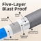 Extra Long Shower Hose Extension Flexible Silicone Universal Replacement 3