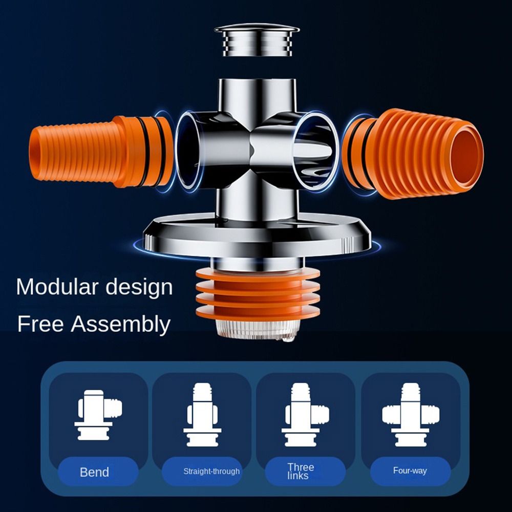 Anti Odor Washing Machine Drain Adapter Universal Hose Connector For Kitchen Bathroom Pipes 1