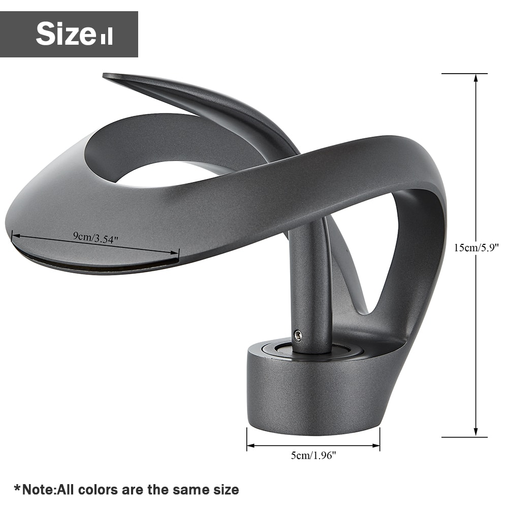 Luxury Black Waterfall Bathroom Faucet Brass Deck Mount Mixer Tap 4