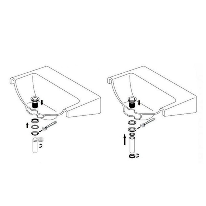 Premium Basin Sink Drain Pop Up Plug Polished Vanity Waste Stopper