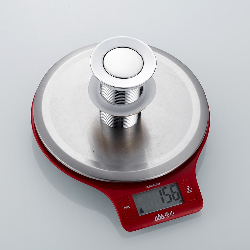 Premium Basin Sink Drain Pop Up Plug Polished Vanity Waste Stopper