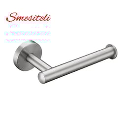 modern wall mounted toilet paper holder stainless steel brushed bathroom roll holder