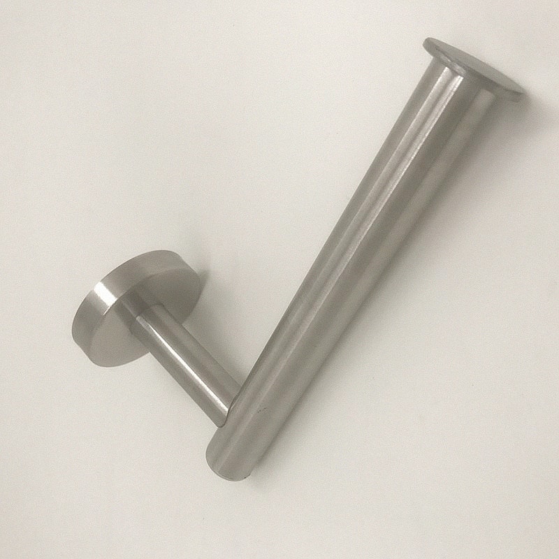 Modern Wall Mounted Toilet Paper Holder Stainless Steel Brushed Bathroom Roll Holder