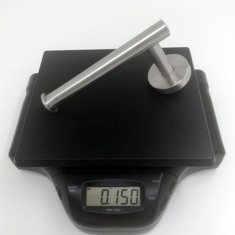 Modern Wall Mounted Toilet Paper Holder Stainless Steel Brushed Bathroom Roll Holder