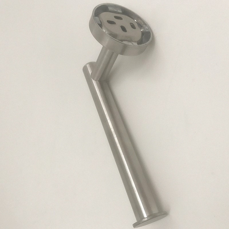 Modern Wall Mounted Toilet Paper Holder Stainless Steel Brushed Bathroom Roll Holder