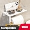 Wall Mount toilet paper holder with Shelf Stainless Steel Bathroom paper holder with Phone Storage