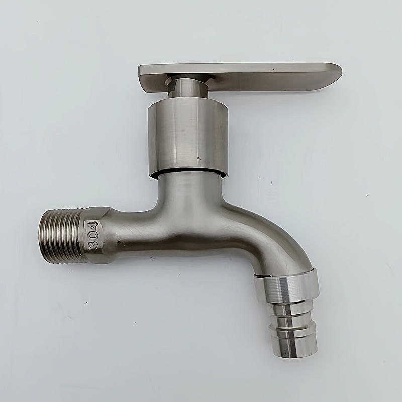 Stainless Steel Faucet Adapter For Washing Machine Garden Hose Multi Use Tap Connector 2