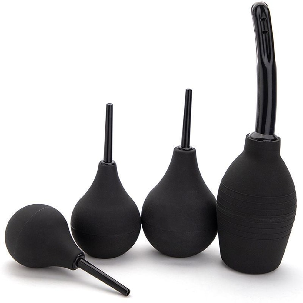 Flexible Silicone Enema Bulb Kit With Anti Backflow System For Gentle Colon Cleanse 5