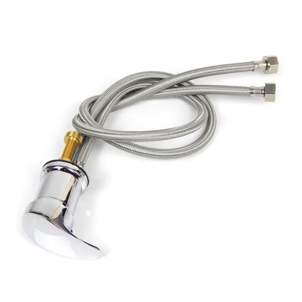 Salon Shampoo Bowl Faucet Set with Spray Hose Hot Cold Mixer Replacement Kit