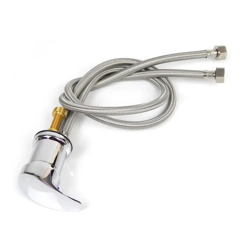 Salon Shampoo Bowl Faucet Set with Spray Hose Hot Cold Mixer Replacement Kit