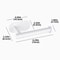 Adhesive Toilet Paper Holder Stainless Steel Wall Mounted Tissue Rack