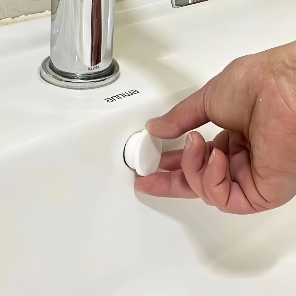 Silicone Sink Overflow Plug Leak Proof Bathroom Kitchen Drain Stopper Set