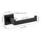 Matte Black Toilet Paper Holder Wall Mounted Stainless Steel Bathroom Organizer