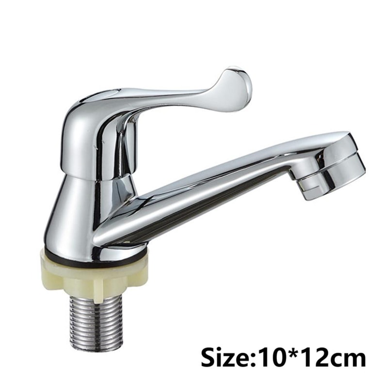 Modern Single Cold Water Faucet For Bathroom And Kitchen Sink Durable Basin Tap 1