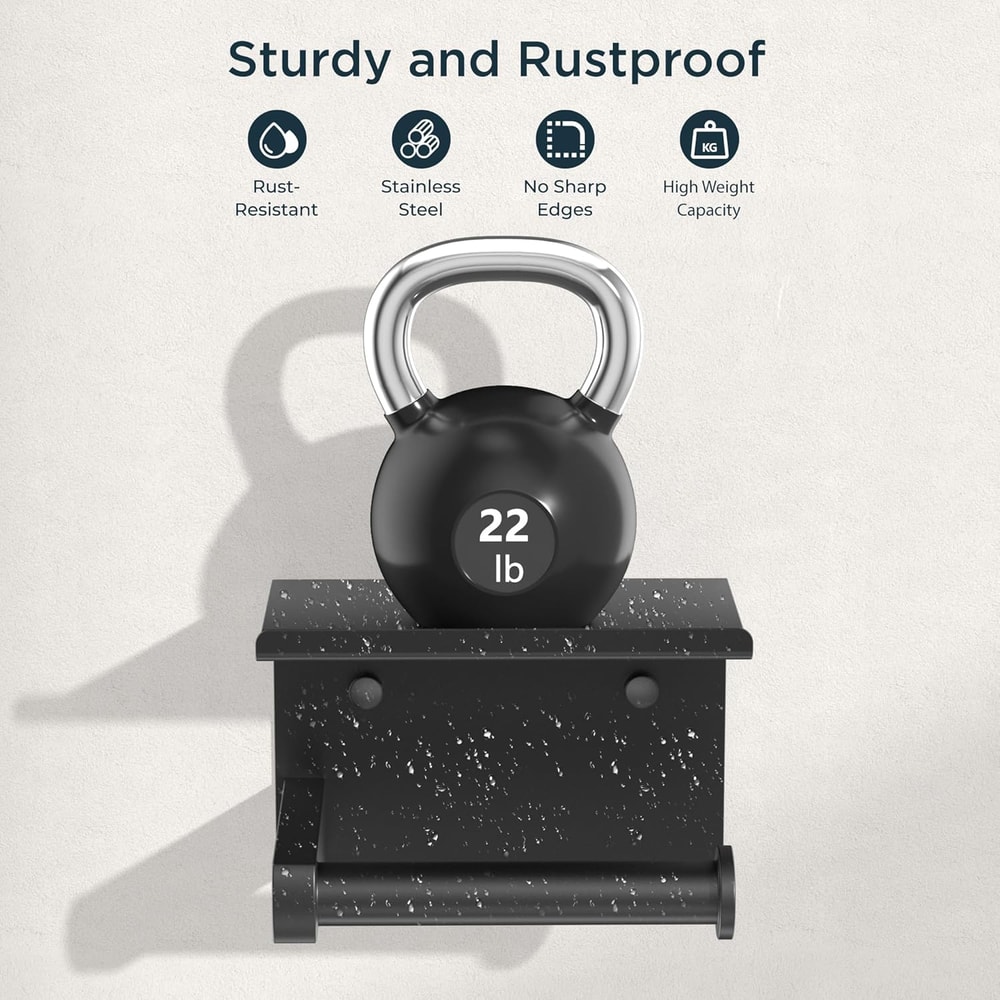 Stainless Steel Adhesive Toilet Paper Holder With Shelf Wall Mounted Bathroom Organizer Rack 3