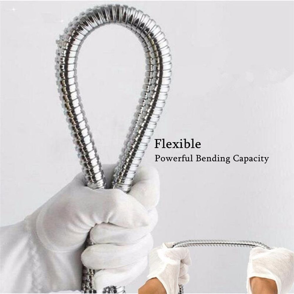 Flexible Stainless Steel Shower Hose With Copper Core Anti Kink Bathroom Pipe 0