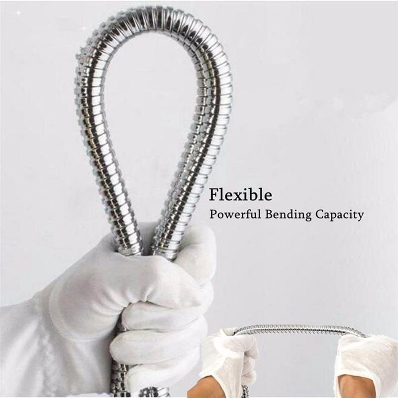 Flexible Stainless Steel Shower Hose With Copper Core Anti Kink Bathroom Pipe 0